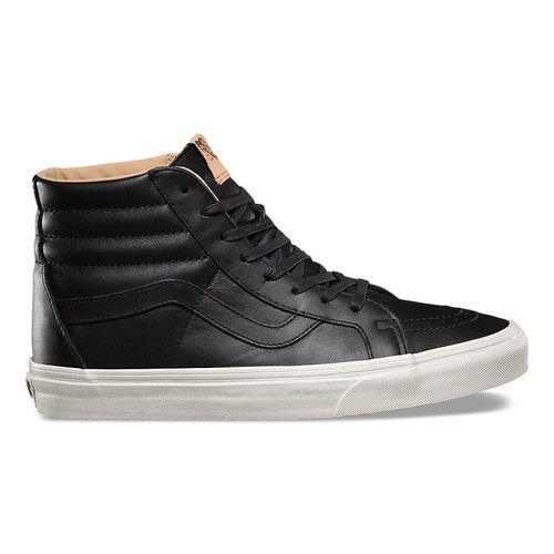 vans sk8 hi all black leather